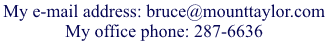 e-mail address and phone